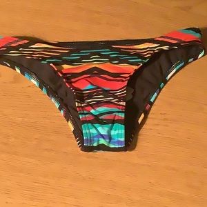 KikaRio bikini colorful size XS NWOT black red orange blue. Matches many…